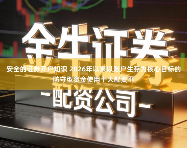 安全的证券开户知识 2026年以来以账户生存为核心目标的防守型资金使用十大配资平
