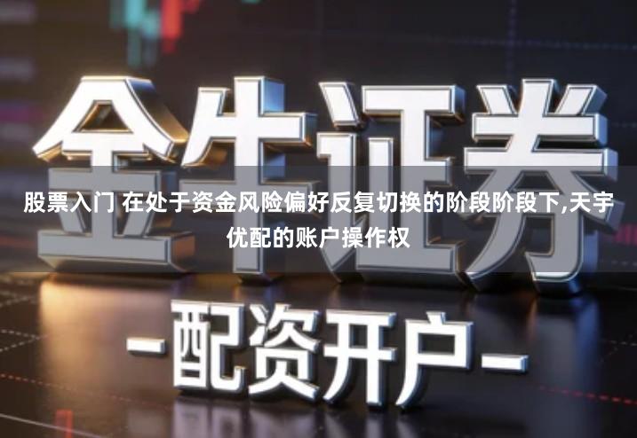 股票入门 在处于资金风险偏好反复切换的阶段阶段下,天宇优配的账户操作权